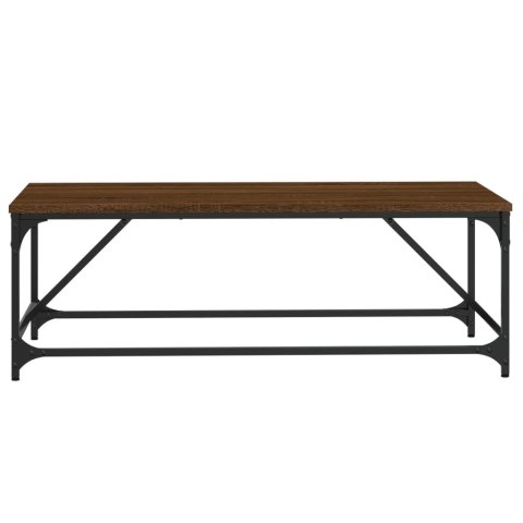 Stolik kawowy, brązowy dąb 100x50x35cm, materiał drewnopochodny Stolik kawowy, brązowy dąb 100x50x35cm, materiał drewnopochodny