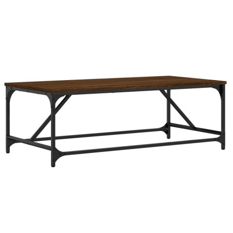Stolik kawowy, brązowy dąb 100x50x35cm, materiał drewnopochodny Stolik kawowy, brązowy dąb 100x50x35cm, materiał drewnopochodny