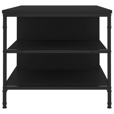 Stolik kawowy, czarny 100x50x45 cm, materiał drewnopochodny Stolik kawowy, czarny 100x50x45 cm, materiał drewnopochodny
