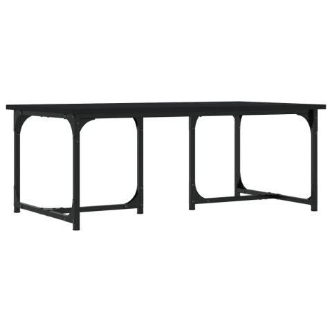 Stolik kawowy, czarny, 90x50x35 cm, materiał drewnopochodny Stolik kawowy, czarny, 90x50x35 cm, materiał drewnopochodny