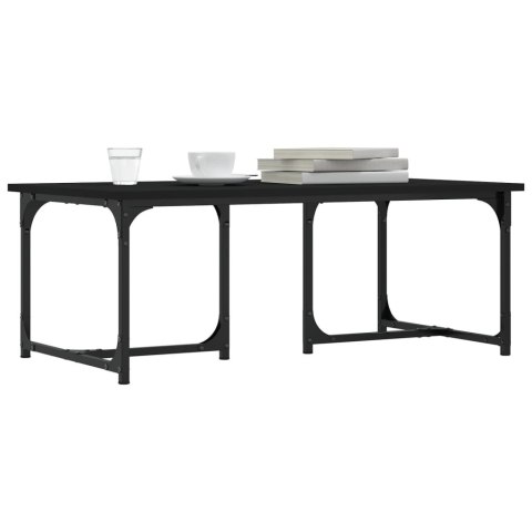 Stolik kawowy, czarny, 90x50x35 cm, materiał drewnopochodny Stolik kawowy, czarny, 90x50x35 cm, materiał drewnopochodny
