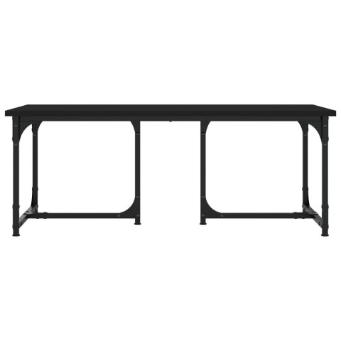 Stolik kawowy, czarny, 90x50x35 cm, materiał drewnopochodny Stolik kawowy, czarny, 90x50x35 cm, materiał drewnopochodny