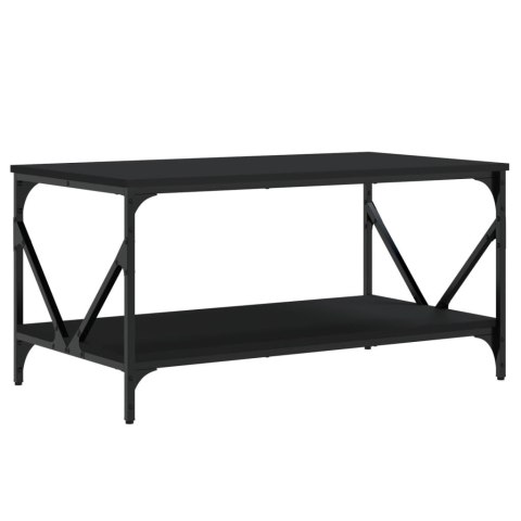 Stolik kawowy, czarny, 90x50x45 cm, materiał drewnopochodny Stolik kawowy, czarny, 90x50x45 cm, materiał drewnopochodny
