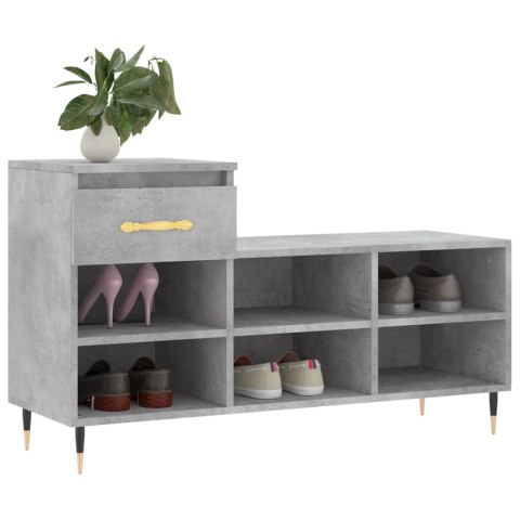 Szafka na buty, szarość betonu, 102x36x60 cm Szafka na buty, szarość betonu, 102x36x60 cm