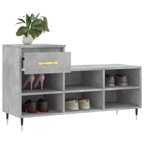 Szafka na buty, szarość betonu, 102x36x60 cm Szafka na buty, szarość betonu, 102x36x60 cm