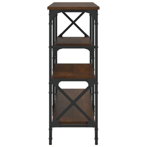 Stolik konsolowy, brązowy dąb, 180x29x76,5 cm Stolik konsolowy, brązowy dąb, 180x29x76,5 cm
