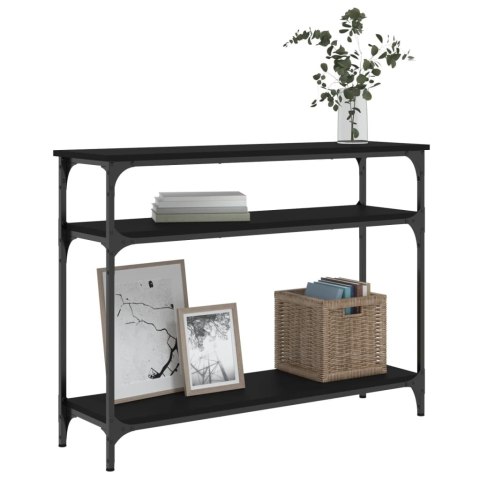 Stolik konsolowy, czarny, 100x29x75 cm Stolik konsolowy, czarny, 100x29x75 cm