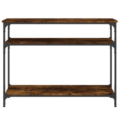 Stolik konsolowy, przydymiony dąb, 100x29x75 cm Stolik konsolowy, przydymiony dąb, 100x29x75 cm