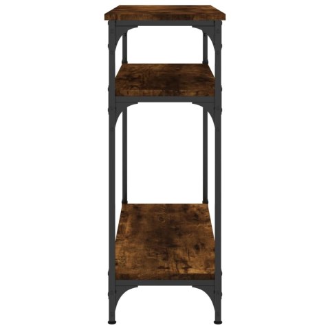 Stolik konsolowy, przydymiony dąb, 75x29x75 cm Stolik konsolowy, przydymiony dąb, 75x29x75 cm