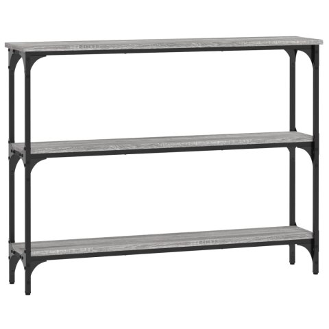 Stolik konsolowy, szary dąb sonoma, 100x22,5x75 cm Stolik konsolowy, szary dąb sonoma, 100x22,5x75 cm