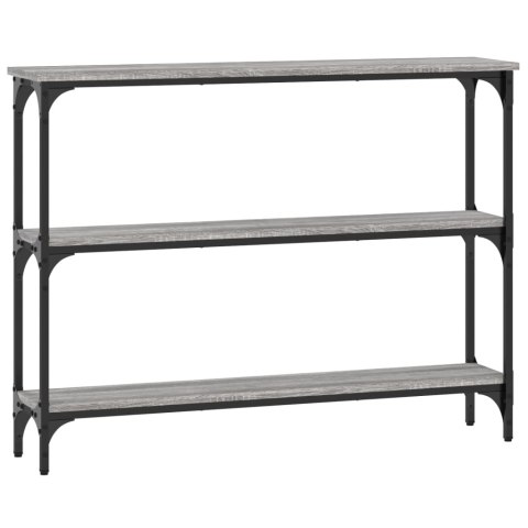 Stolik konsolowy, szary dąb sonoma, 100x22,5x75 cm Stolik konsolowy, szary dąb sonoma, 100x22,5x75 cm