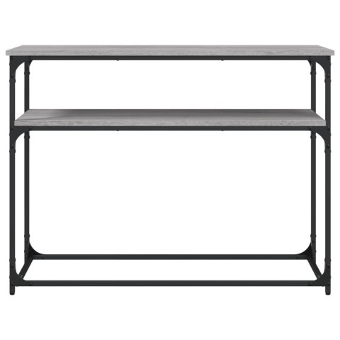 Stolik konsolowy, szary dąb sonoma, 100x35,5x75 cm Stolik konsolowy, szary dąb sonoma, 100x35,5x75 cm