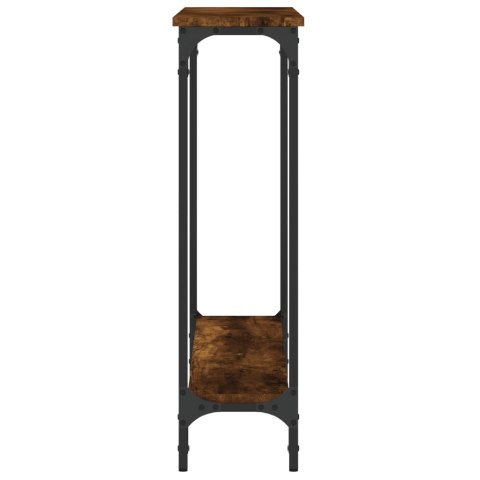 Stolik konsolowy, przydymiony dąb, 100x22,5x75 cm Stolik konsolowy, przydymiony dąb, 100x22,5x75 cm