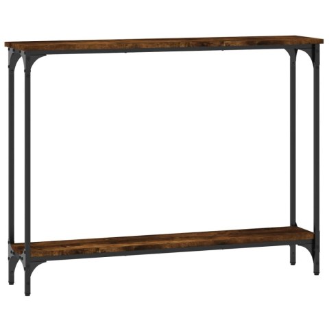Stolik konsolowy, przydymiony dąb, 100x22,5x75 cm Stolik konsolowy, przydymiony dąb, 100x22,5x75 cm
