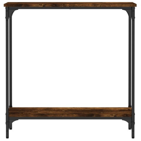 Stolik konsolowy, przydymiony dąb, 75x22,5x75 cm Stolik konsolowy, przydymiony dąb, 75x22,5x75 cm