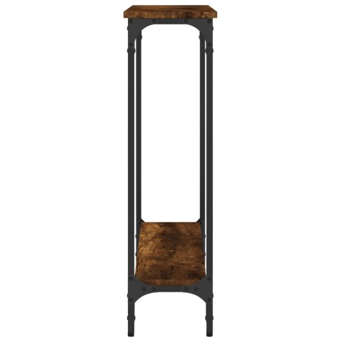 Stolik konsolowy, przydymiony dąb, 75x22,5x75 cm Stolik konsolowy, przydymiony dąb, 75x22,5x75 cm