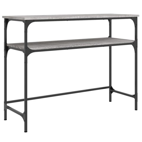 Stolik konsolowy, szary dąb sonoma, 100x35,5x75 cm Stolik konsolowy, szary dąb sonoma, 100x35,5x75 cm