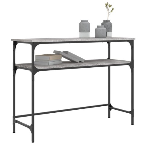 Stolik konsolowy, szary dąb sonoma, 100x35,5x75 cm Stolik konsolowy, szary dąb sonoma, 100x35,5x75 cm
