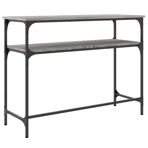 Stolik konsolowy, szary dąb sonoma, 100x35,5x75 cm Stolik konsolowy, szary dąb sonoma, 100x35,5x75 cm