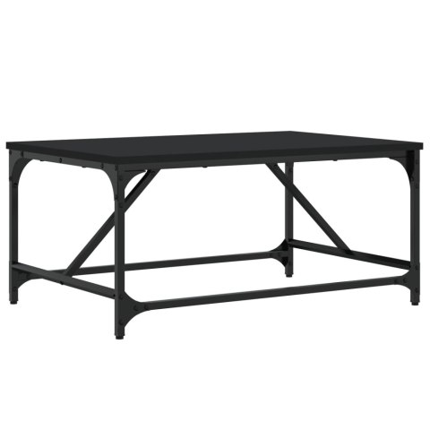Stolik kawowy, czarny, 75x50x35 cm, materiał drewnopochodny Stolik kawowy, czarny, 75x50x35 cm, materiał drewnopochodny