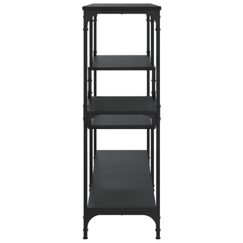 Stolik konsolowy, czarny, 103x32x95 cm, materiał drewnopochodny Stolik konsolowy, czarny, 103x32x95 cm, materiał drewnopochodny