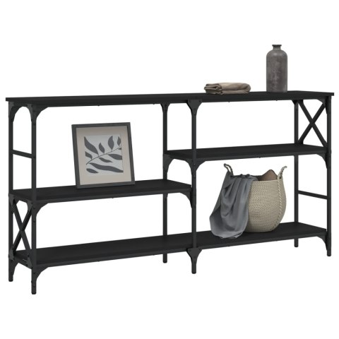 Stolik konsolowy, czarny, 150x29x76,5 cm Stolik konsolowy, czarny, 150x29x76,5 cm