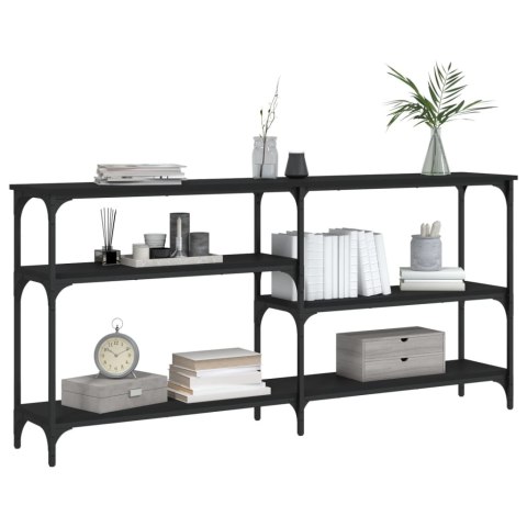 Stolik konsolowy, czarny, 160x29x75 cm Stolik konsolowy, czarny, 160x29x75 cm