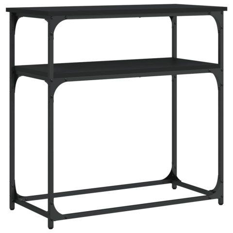 Stolik konsolowy, czarny, 75x35,5x75 cm Stolik konsolowy, czarny, 75x35,5x75 cm
