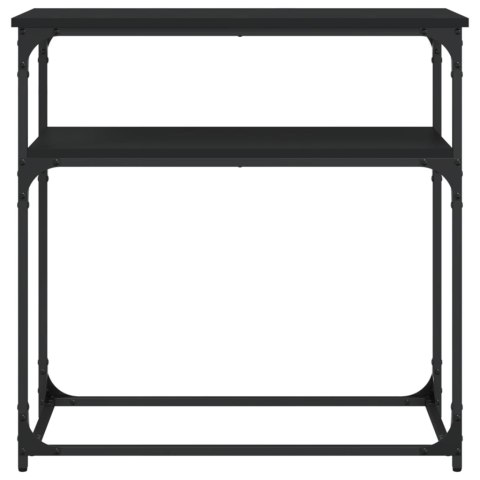 Stolik konsolowy, czarny, 75x35,5x75 cm Stolik konsolowy, czarny, 75x35,5x75 cm