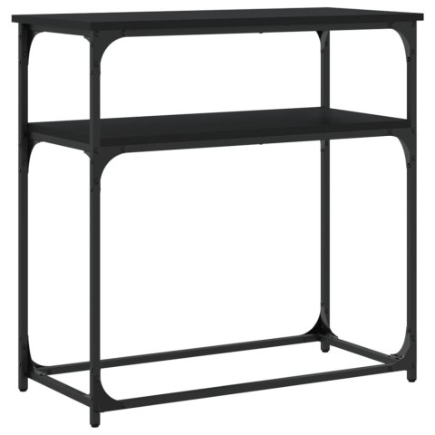 Stolik konsolowy, czarny, 75x35,5x75 cm Stolik konsolowy, czarny, 75x35,5x75 cm
