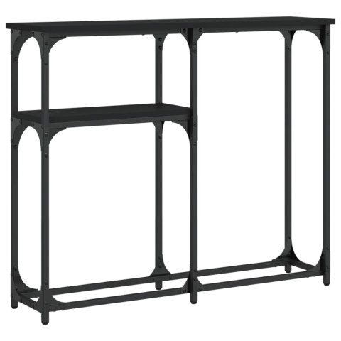 Stolik konsolowy, czarny, 90x22,5x75 cm Stolik konsolowy, czarny, 90x22,5x75 cm