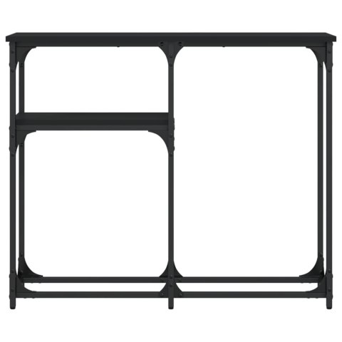 Stolik konsolowy, czarny, 90x22,5x75 cm Stolik konsolowy, czarny, 90x22,5x75 cm
