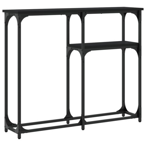 Stolik konsolowy, czarny, 90x22,5x75 cm Stolik konsolowy, czarny, 90x22,5x75 cm
