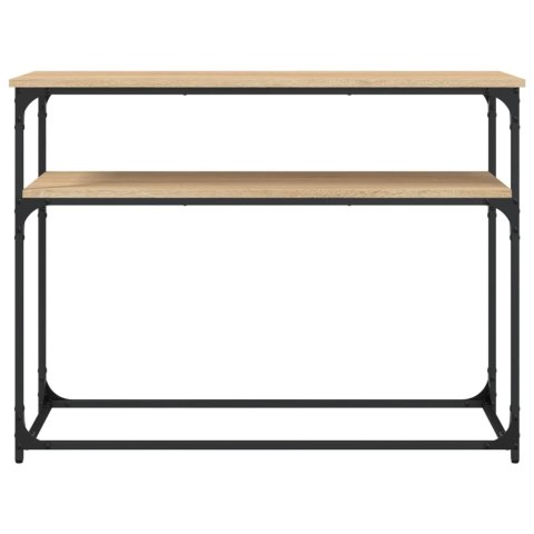 Stolik konsolowy, dąb sonoma, 100x35,5x75 cm Stolik konsolowy, dąb sonoma, 100x35,5x75 cm