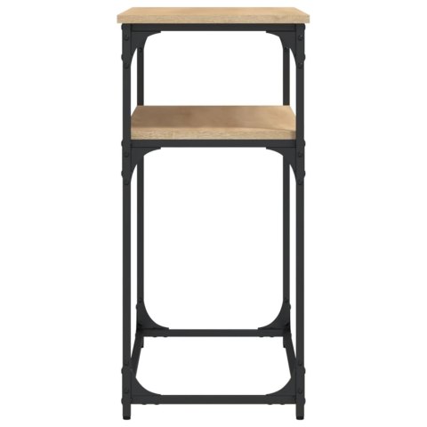 Stolik konsolowy, dąb sonoma, 100x35,5x75 cm Stolik konsolowy, dąb sonoma, 100x35,5x75 cm