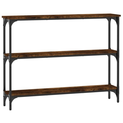 Stolik konsolowy, przydymiony dąb, 100x22,5x75 cm Stolik konsolowy, przydymiony dąb, 100x22,5x75 cm