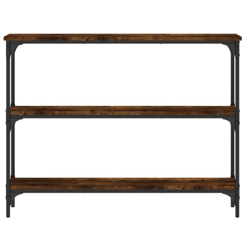Stolik konsolowy, przydymiony dąb, 100x22,5x75 cm Stolik konsolowy, przydymiony dąb, 100x22,5x75 cm