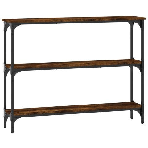 Stolik konsolowy, przydymiony dąb, 100x22,5x75 cm Stolik konsolowy, przydymiony dąb, 100x22,5x75 cm