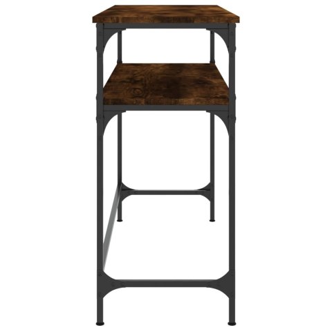 Stolik konsolowy, przydymiony dąb, 100x35,5x75 cm Stolik konsolowy, przydymiony dąb, 100x35,5x75 cm