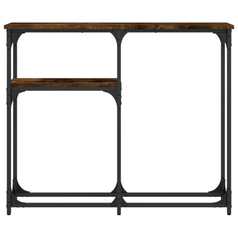 Stolik konsolowy, przydymiony dąb, 90x22,5x75 cm Stolik konsolowy, przydymiony dąb, 90x22,5x75 cm
