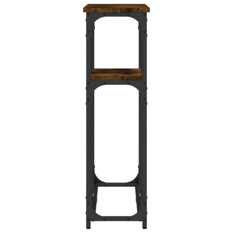Stolik konsolowy, przydymiony dąb, 90x22,5x75 cm Stolik konsolowy, przydymiony dąb, 90x22,5x75 cm