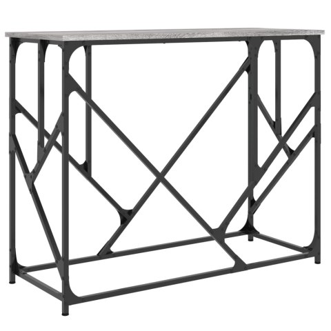 Stolik konsolowy, szary dąb sonoma, 100x40x80 cm Stolik konsolowy, szary dąb sonoma, 100x40x80 cm