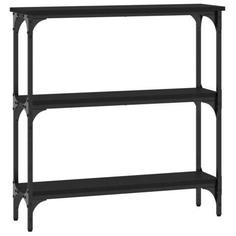 Stolik konsolowy, czarny, 75x22,5x75 cm Stolik konsolowy, czarny, 75x22,5x75 cm