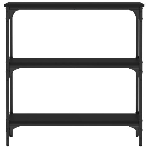 Stolik konsolowy, czarny, 75x22,5x75 cm Stolik konsolowy, czarny, 75x22,5x75 cm