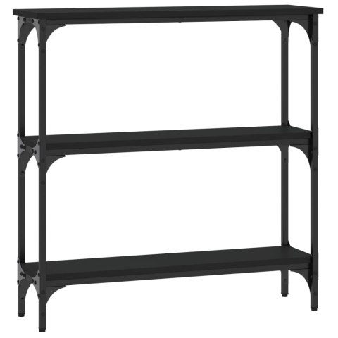 Stolik konsolowy, czarny, 75x22,5x75 cm Stolik konsolowy, czarny, 75x22,5x75 cm