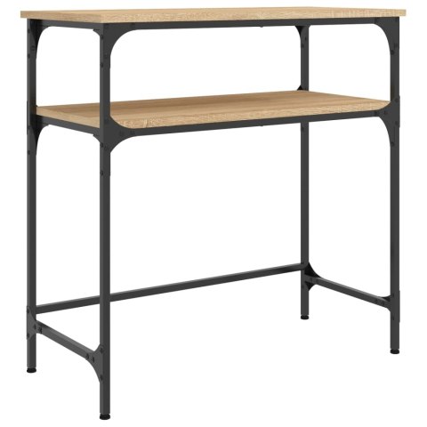 Stolik konsolowy, dąb sonoma, 75x35,5x75 cm Stolik konsolowy, dąb sonoma, 75x35,5x75 cm