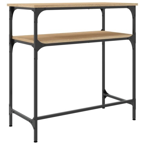 Stolik konsolowy, dąb sonoma, 75x35,5x75 cm Stolik konsolowy, dąb sonoma, 75x35,5x75 cm