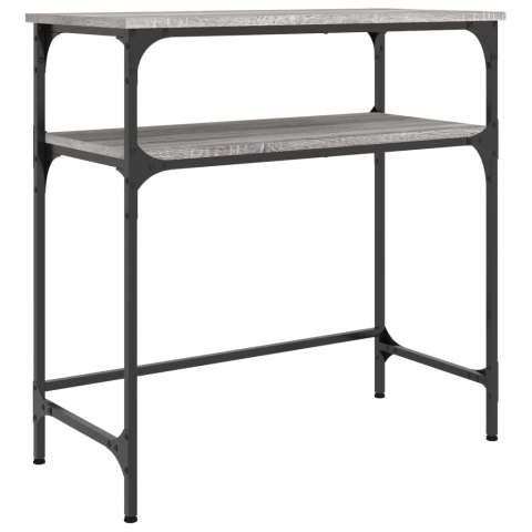 Stolik konsolowy, szary dąb sonoma, 75x35,5x75 cm Stolik konsolowy, szary dąb sonoma, 75x35,5x75 cm