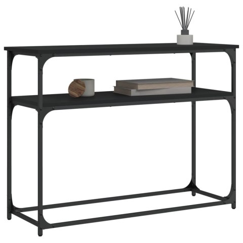 Stolik konsolowy, czarny, 100x35,5x75 cm Stolik konsolowy, czarny, 100x35,5x75 cm