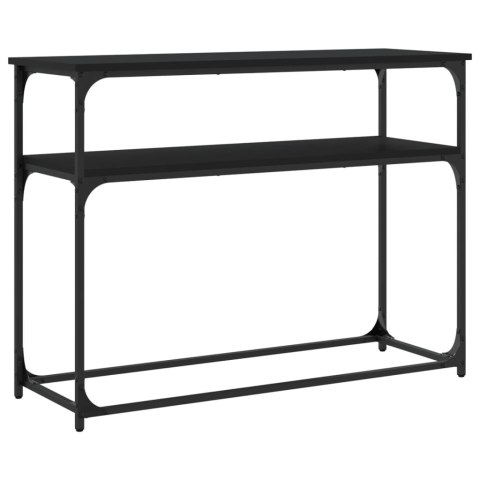 Stolik konsolowy, czarny, 100x35,5x75 cm Stolik konsolowy, czarny, 100x35,5x75 cm